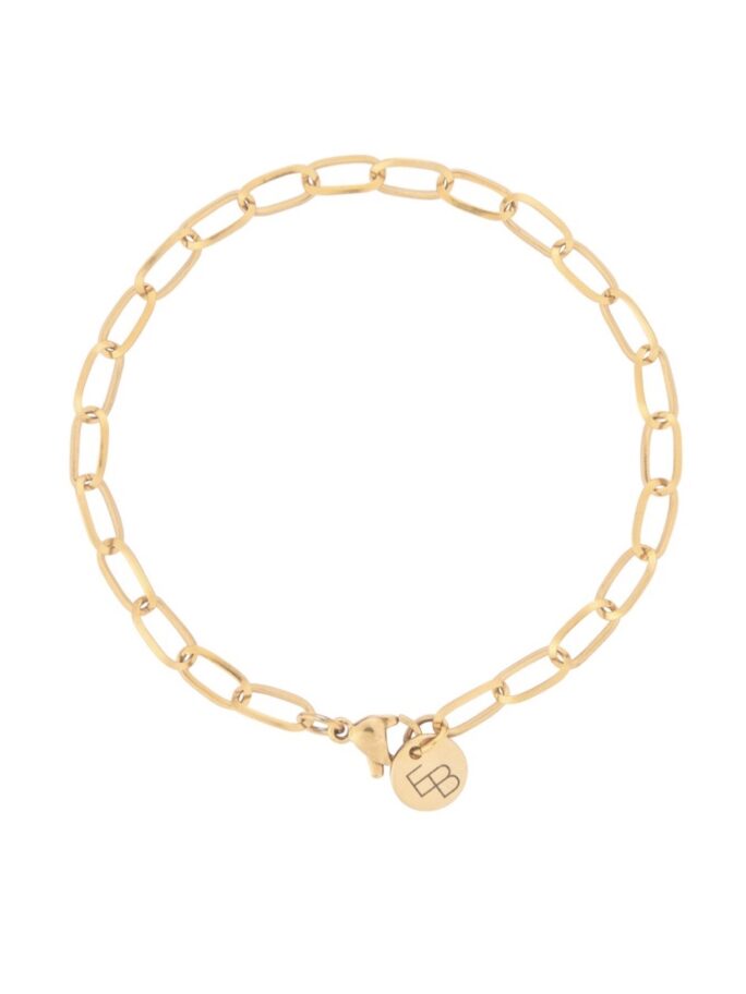 Oval link bracelet